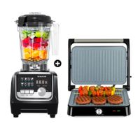Combo Taurus: licuadora Elite 1.5L + grill eléctrico ASTII, negro
